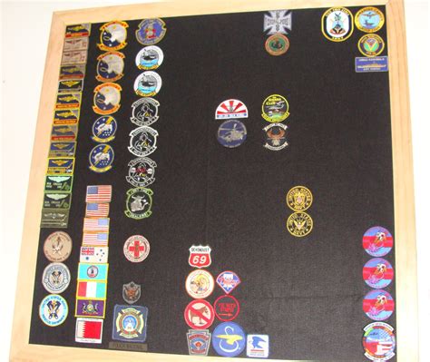 wall mount velcro patch frames